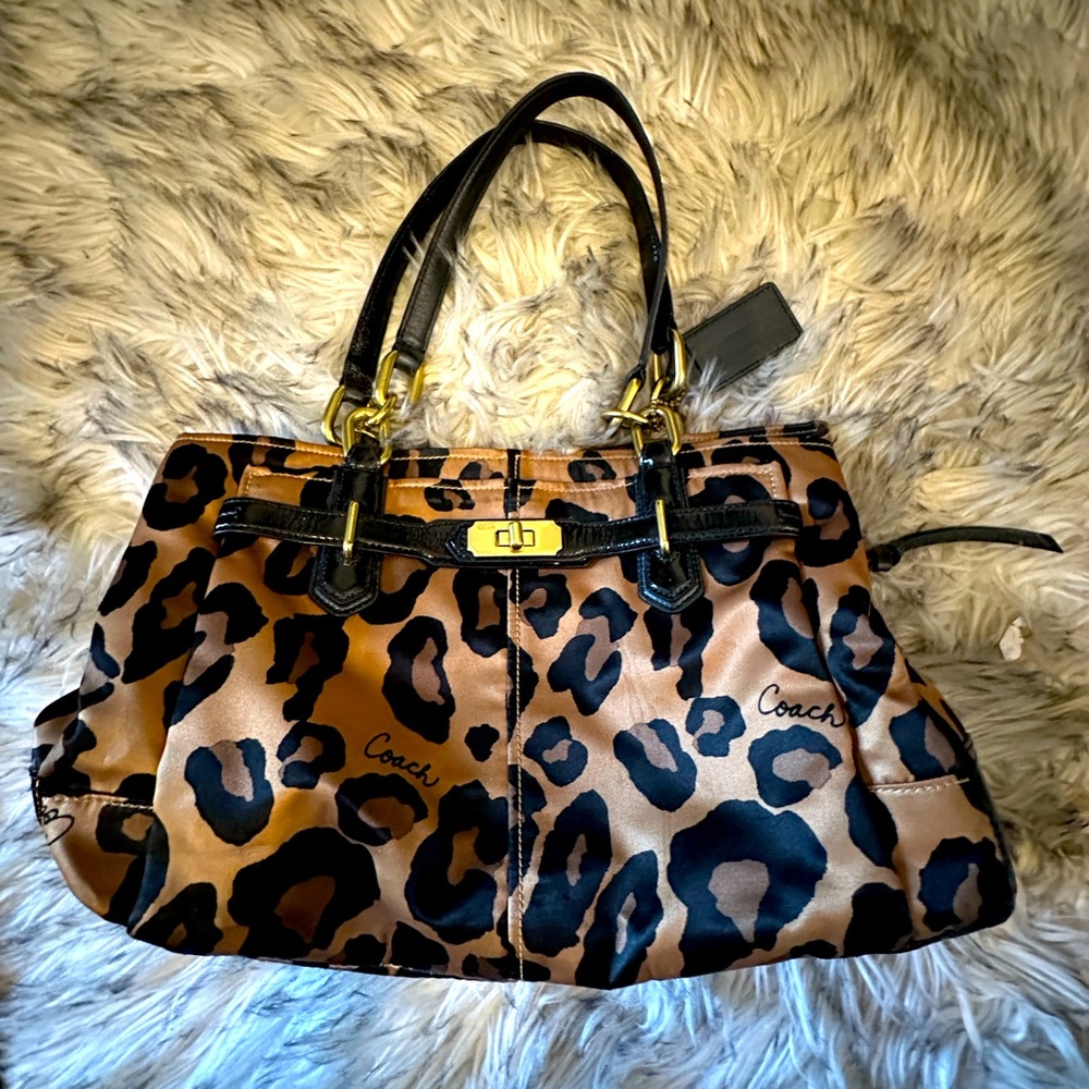 Leopard Coach Purse